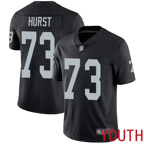 Oakland Raiders Limited Black Youth Maurice Hurst Home Jersey NFL Football #73 Vapor Untouchable Jersey->youth nfl jersey->Youth Jersey